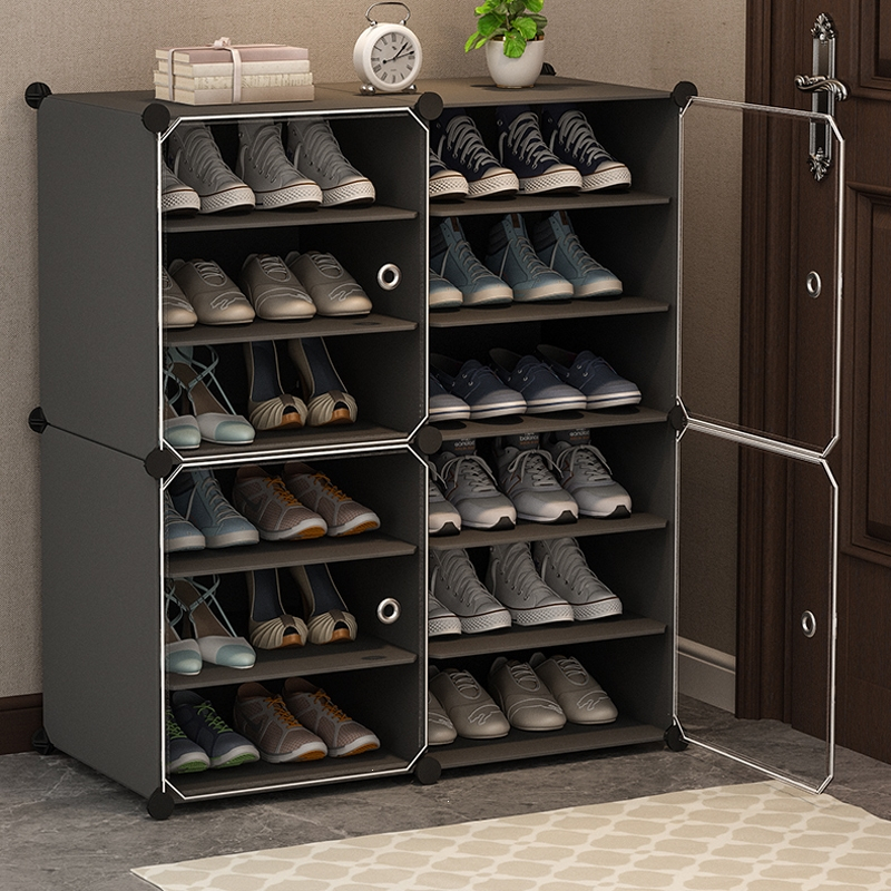 鞋架古达简易家用门口大容量经济型寝室宿舍好看防尘鞋子鞋柜收纳