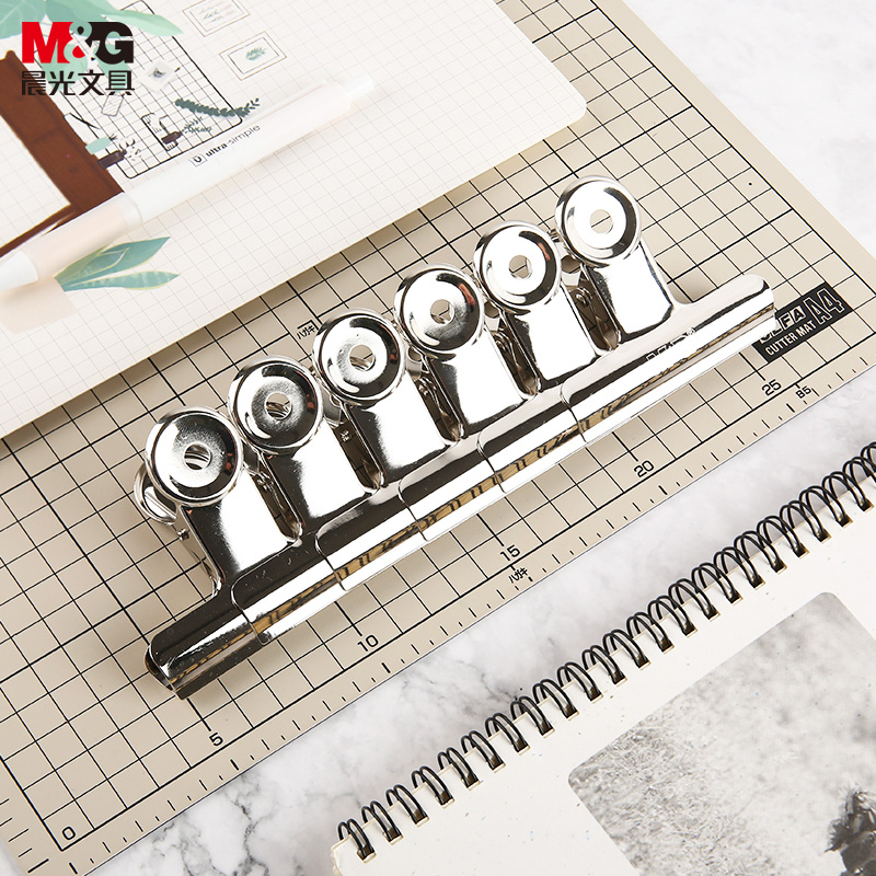 晨光(M&G)ABS92645圆形票夹76mm 6个/组 1组装