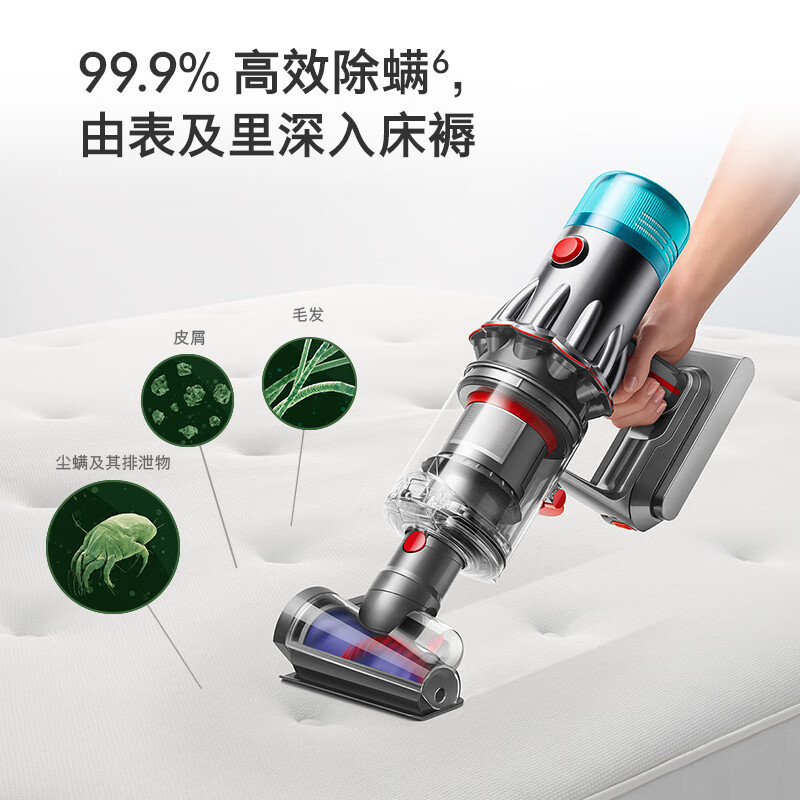 戴森(DYSON)V12 Origin大吸力吸尘器(铁镍色)手持无线 除螨 宠物 家庭适用高清大图