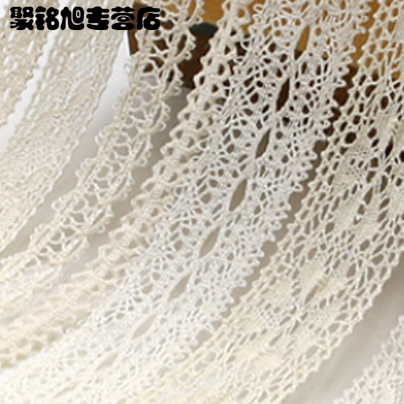 蕾丝边辅料棉细纱花边包边布料衣服服装裙边带材料简约针织用品