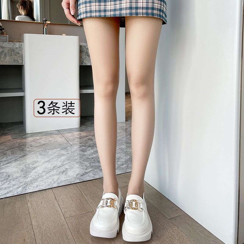 超薄菠萝丝袜女薄肉色夏天自然肤打底裤光腿连裤袜