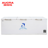 澳柯玛(Aucma)828升顶开门单温冷柜大冰柜商用大容量单温冷藏冷冻三开门卧式冷柜BC/BD-828