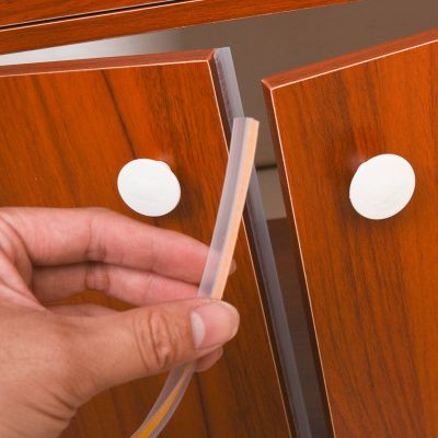 衣柜密封条对开门平开橱柜贴条玻璃展示柜挡风柜门门缝防尘条自粘透明