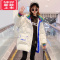 可莉允女童棉衣免洗外套冬装2022新款中大童加厚棉服女孩网红棉袄韩版潮