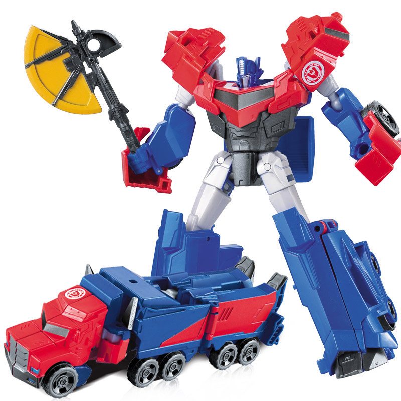 威将变形玩具金刚男孩擎天侠柱大蜂合金版汽车人机器人恐龙钢索合金版