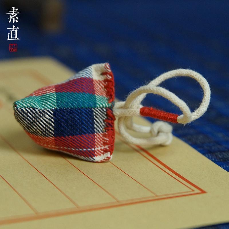素直纯手工制作香囊香包diy老土布香囊袋天然传统手工制作