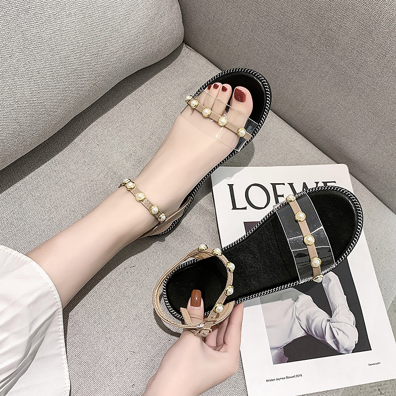 诺妮梦2019网红chic凉鞋女ins潮仙女中学生可爱超火港风百搭夏季女