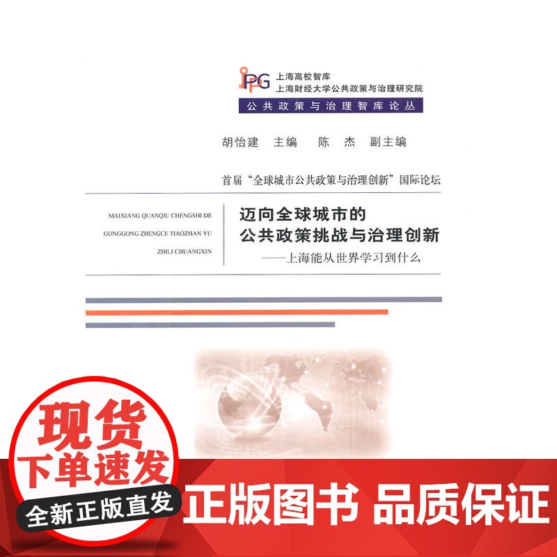 迈向全球城市的公共政策挑战与治理创新高清大图