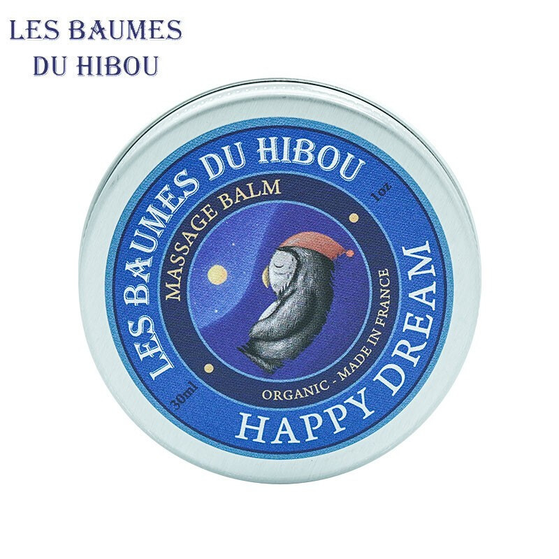 法国猫头鹰先生晚安膏睡眠膏薰衣草淡香膏助力好梦睡眠好睡眠30ml LES BAUMES DU HIBOU