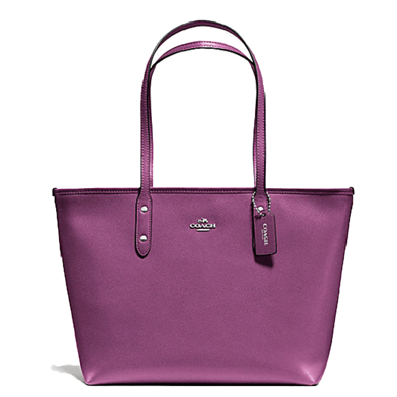 COACH 蔻驰 中号托特包City Zip Tote 拉链真皮购物袋女包 36875 57522 女包