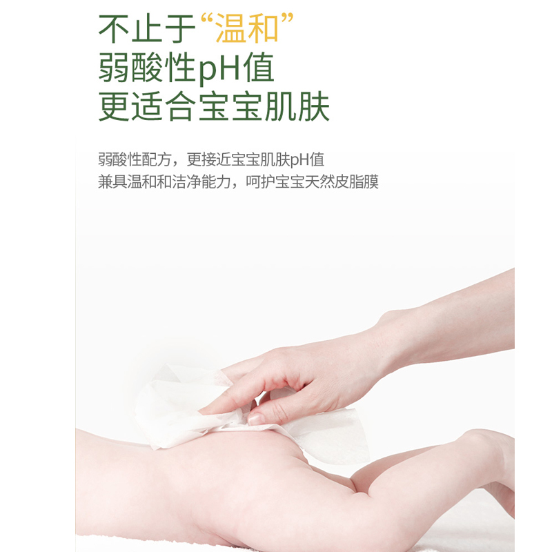 润本(RUNBEN)婴儿手口湿巾(益生元)20片-2019版(单位:包)
