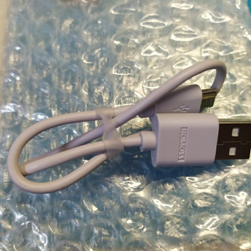 romoss罗马仕数据线安卓快充手机通用充电线充电宝usb充电器线短其他