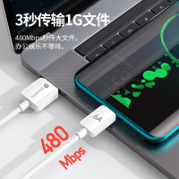 小米生态链悦米6A数据线 5A快充线1米[两条特惠装]