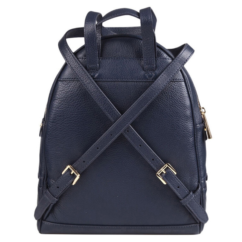 【直营】Michael Kors 迈克·科尔斯 海军蓝牛皮女士背包双肩包 30S5GEZB1L-ADMIRAL