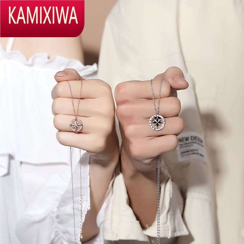 KAMIXIWA星芒情侣手链一对情侣款设计感小众银星星手绳男女纪念生日礼物图片