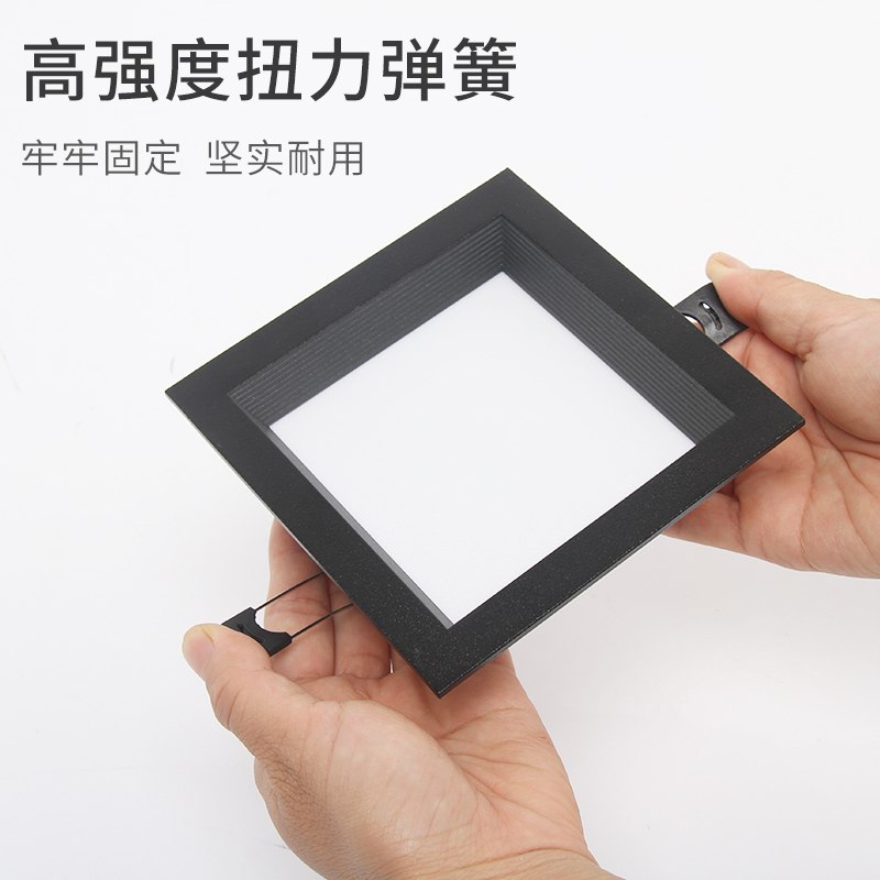 苏宁优购 双头筒灯led天花灯嵌入式10x10x20长方形孔灯超薄过道斗胆格栅灯