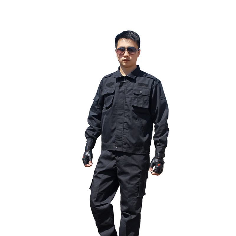 同富警察冬训练服黑色160cm
