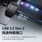 雷克沙(Lexar)RW520U高速读卡器USB 3.2二合一CFexpress Type B/SD双卡双读 轻量化设计
