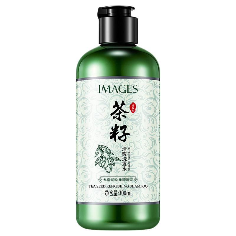 [2瓶装]形象美茶籽清爽洗发水300ml清爽润发柔顺洗发露高清大图