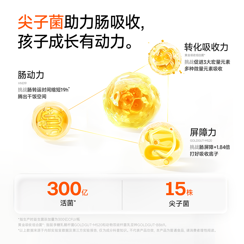 万益蓝 A11010247 growbyWONDERLAB3阶益生菌即食乳酸菌食品 2g*30瓶高清大图