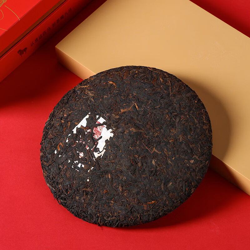 八马茶业(BAMA TEA) 普洱茶信记号 鸿运当头西双版纳熟普357g C1468高清大图