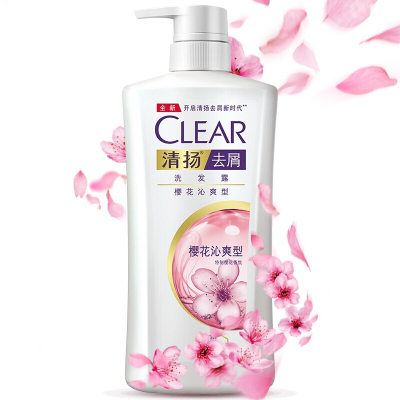 清扬去屑洗发露樱花沁爽型650g*1瓶