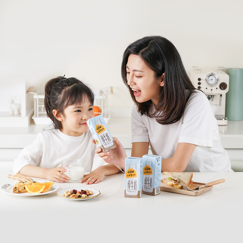 认养一头牛 全脂纯牛奶 250ml*12盒*2箱装 纯生牛乳 自然清甜高清大图