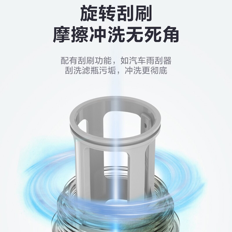 美的(Midea) 前置过滤器 双滤网反冲洗3T/h 家用全屋净化自来水净水器 QZBW20S-8
