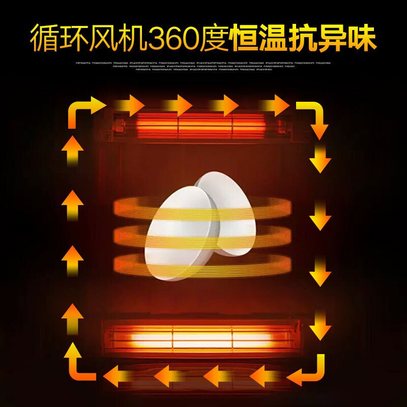 飞天鼠 商用消毒柜高温消毒碗柜厨房酒店饭堂不锈钢门双门900L热风循环