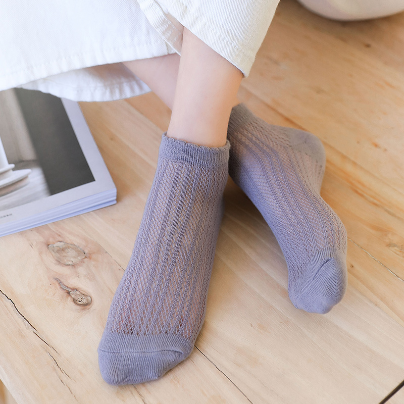 袜子女士短袜可爱日系船袜纯棉浅口中筒春夏季薄款ins潮网红夏天