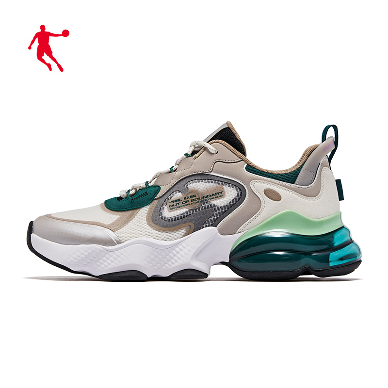 乔丹无界运动鞋男鞋夏季气垫潮流透气网面减震休闲鞋