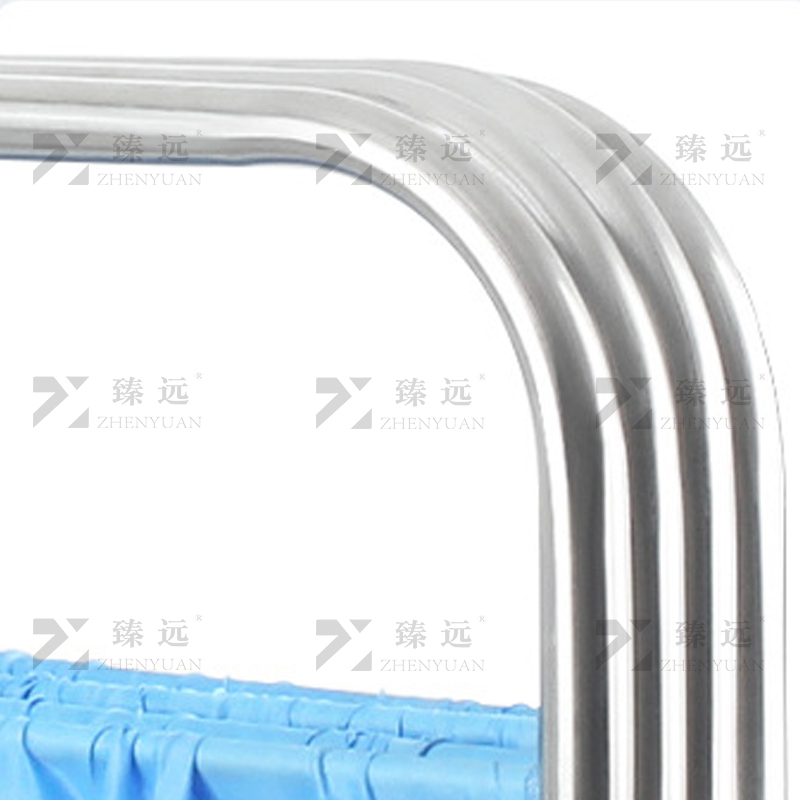 臻远 ZY-PF09 医用屏风隔断移动折叠折屏带轮客厅美容院遮挡布艺折屏 304加厚款三折高清大图