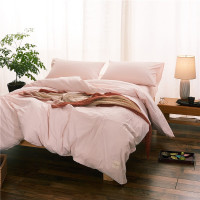 聚盛恒远 单人床纯色三件套