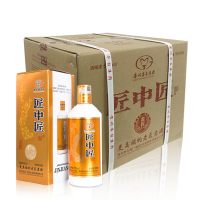 茅台集团白金酒公司匠中匠 金匠 白酒酱香型53度白酒500ml *6瓶整箱高端白酒