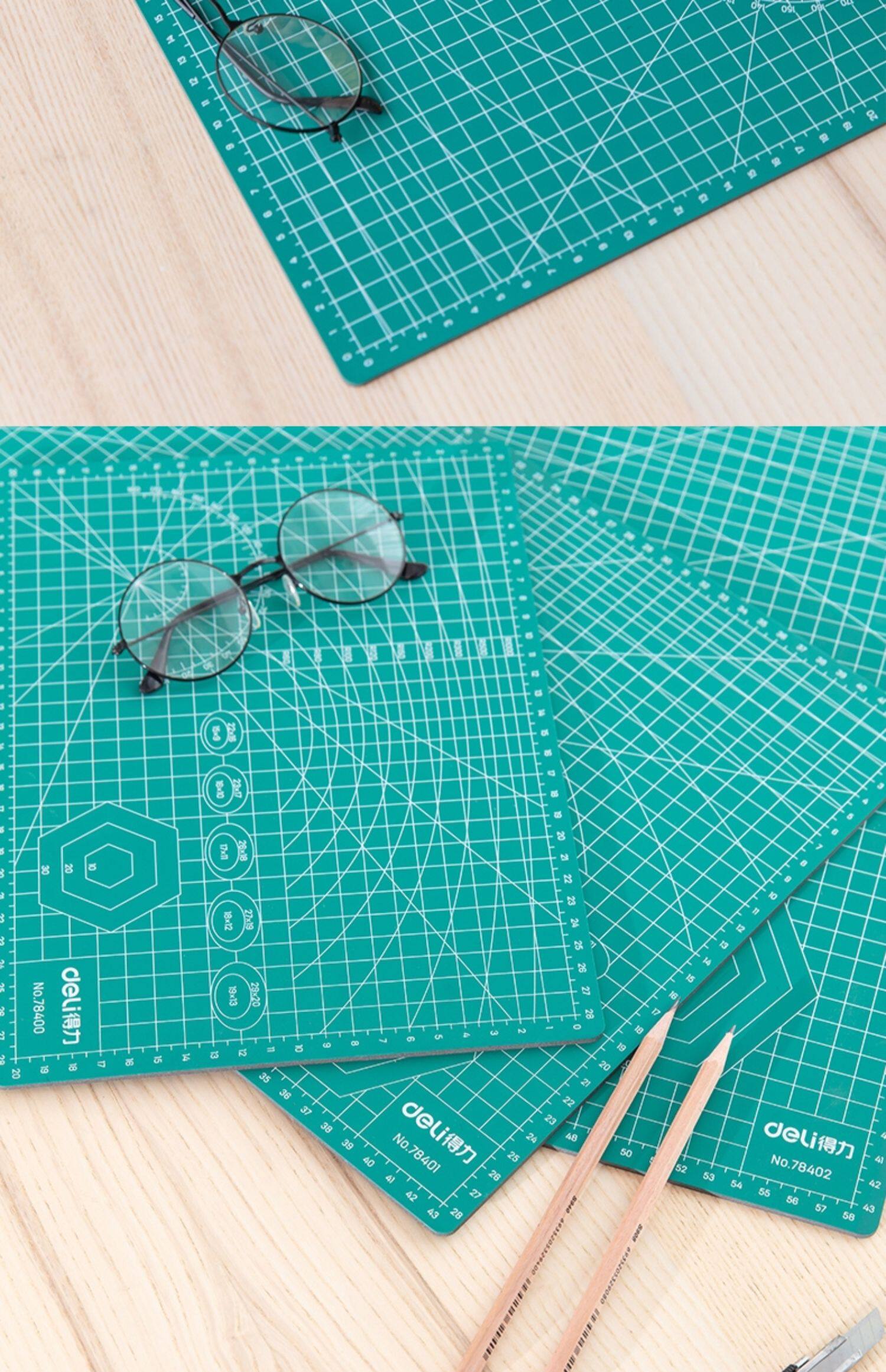 得力a3切割板垫板大号手工桌面刻板学生美工裁纸工作雕刻版高清大图