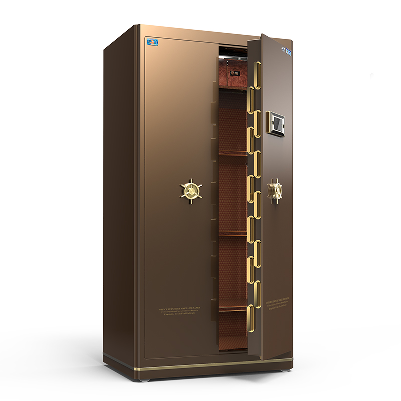 2米1.5米1.8米入墙入柜/上下双门全钢防盗指纹密码大型保险柜指纹款