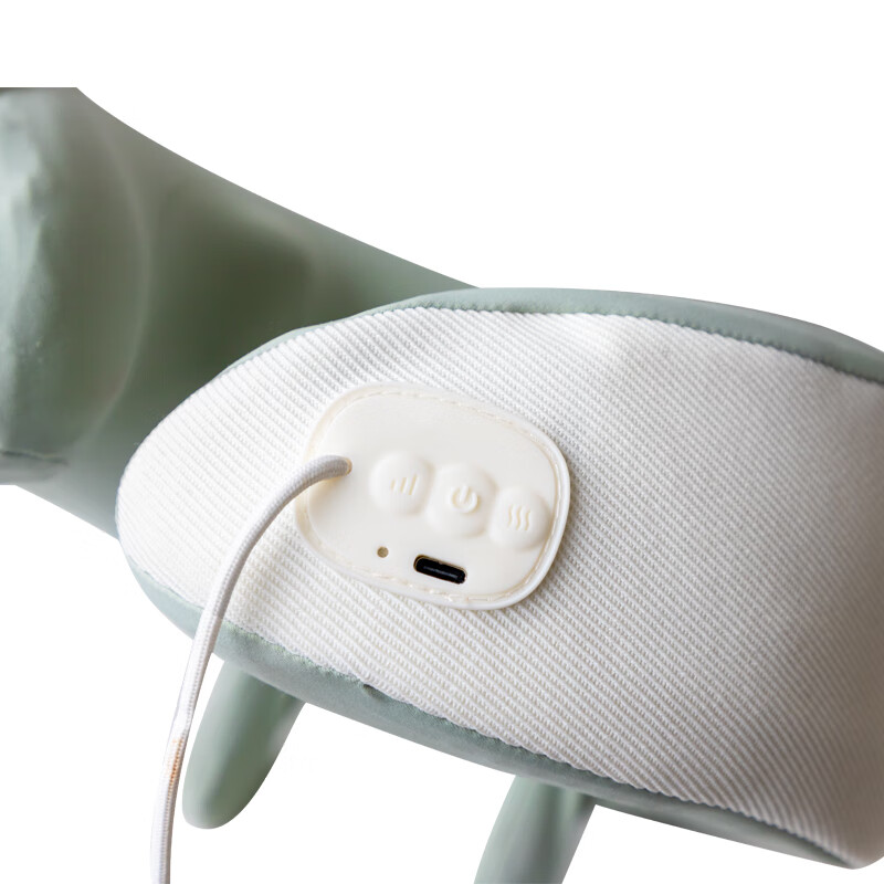 思嘉思达 SKD-A0218颈逸按摩枕 白绿色高清大图