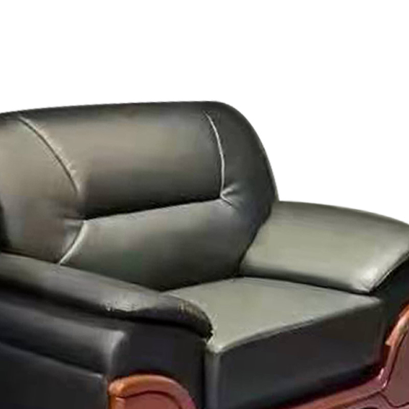 匡大 办公沙发 皮艺沙发 办公室接待沙发 牛皮 单人位 KDT696高清大图
