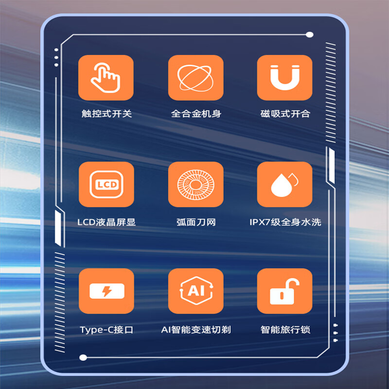 超人 双头剃须刀HS295高清大图