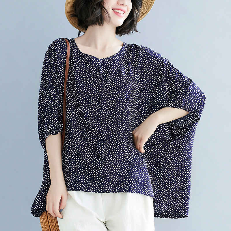 200斤胖mm大码女装夏季棉麻宽松遮肉显瘦蝙蝠衫t恤上衣