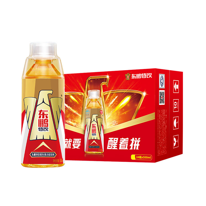东鹏特饮维生素运动健身功能性饮料500ml24瓶整箱能量饮品视频