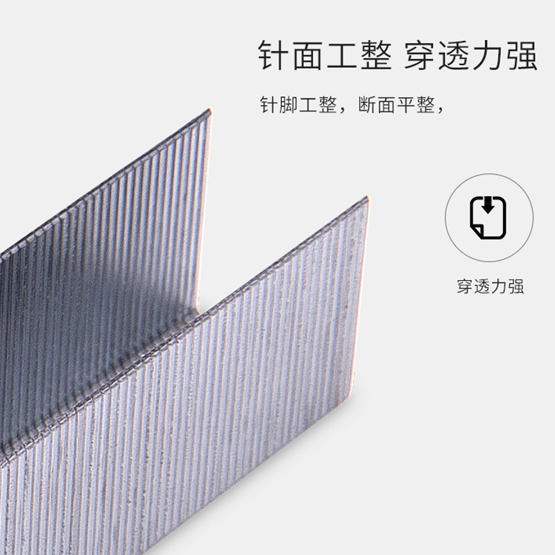得力(deli)0017加厚订书钉23/17 120页(1000枚/盒)加厚重型大号订书针定书针盒装大型手动订书机高清大图