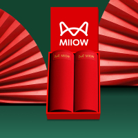 猫人本命年红色内裤男款短裤头纯棉四角裤男生龙蛇年平角裤衩 3XL （2条装）中国红*2