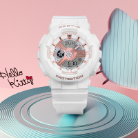 casio旗舰店BA-130时尚防水运动潮流女手表卡西欧官网官方 BABY-G BA-110XRG-7A夜光