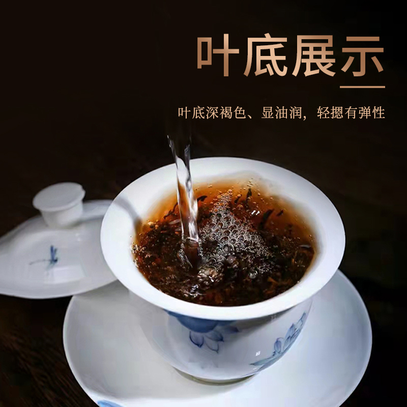 茶马世家远桥(易武刮风寨 )普洱熟茶饼礼盒装357g高清大图
