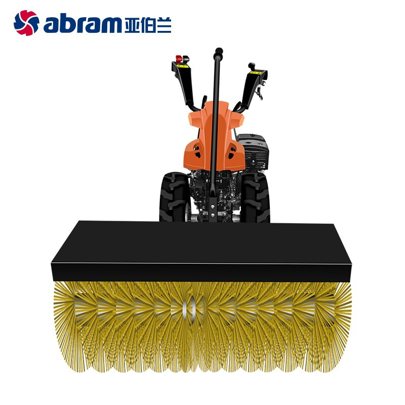 亚伯兰ABRAM-110SX-Q3 92#燃油款 420CC马力扫雪机小区物业道路除雪车燃油扫雪车 (配滚刷+抛雪)高清大图