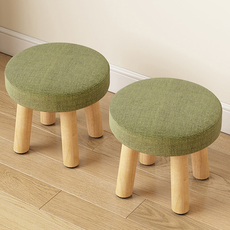(ascari)小凳子家用小型椅子小板凳穿鞋凳时尚卡通矮凳布艺沙发凳圆凳