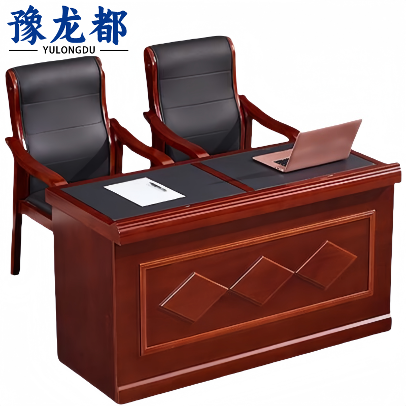 豫龙都主席台一桌二椅套