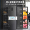 美的(Midea)271升三门大容量小户型家用租房电冰箱一级能效变频节能风冷无霜MR-283WTPZE炭灰-月夜