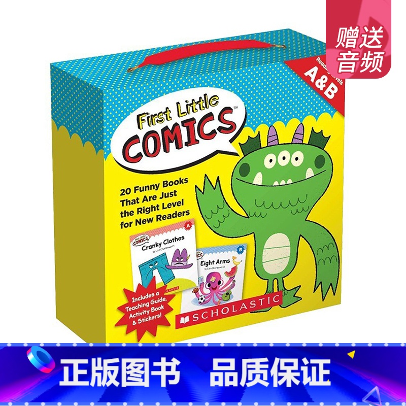 [正版]英文原版 First Little Comics Parent Pack Levels A&B 家长阅读指导高清大图
